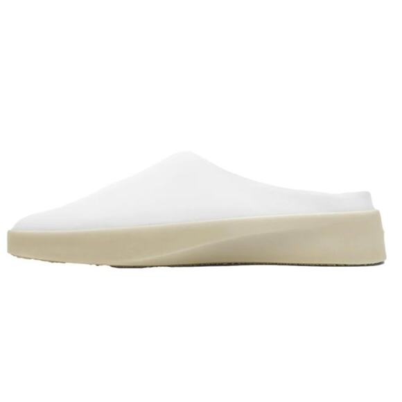 Wolf & Shepherd Cruise Mule Slip On Shoes Mens 13 White Leather Casual NIB